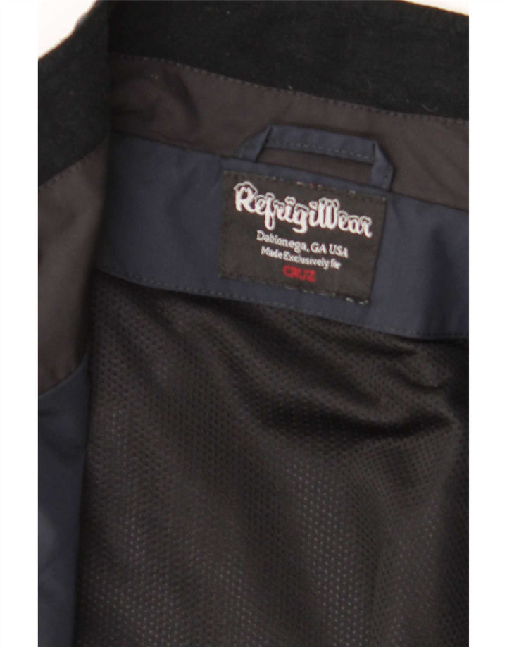 Jaqueta bomber masculina Refrigiwear UK 38 pequena poliamida azul marinho