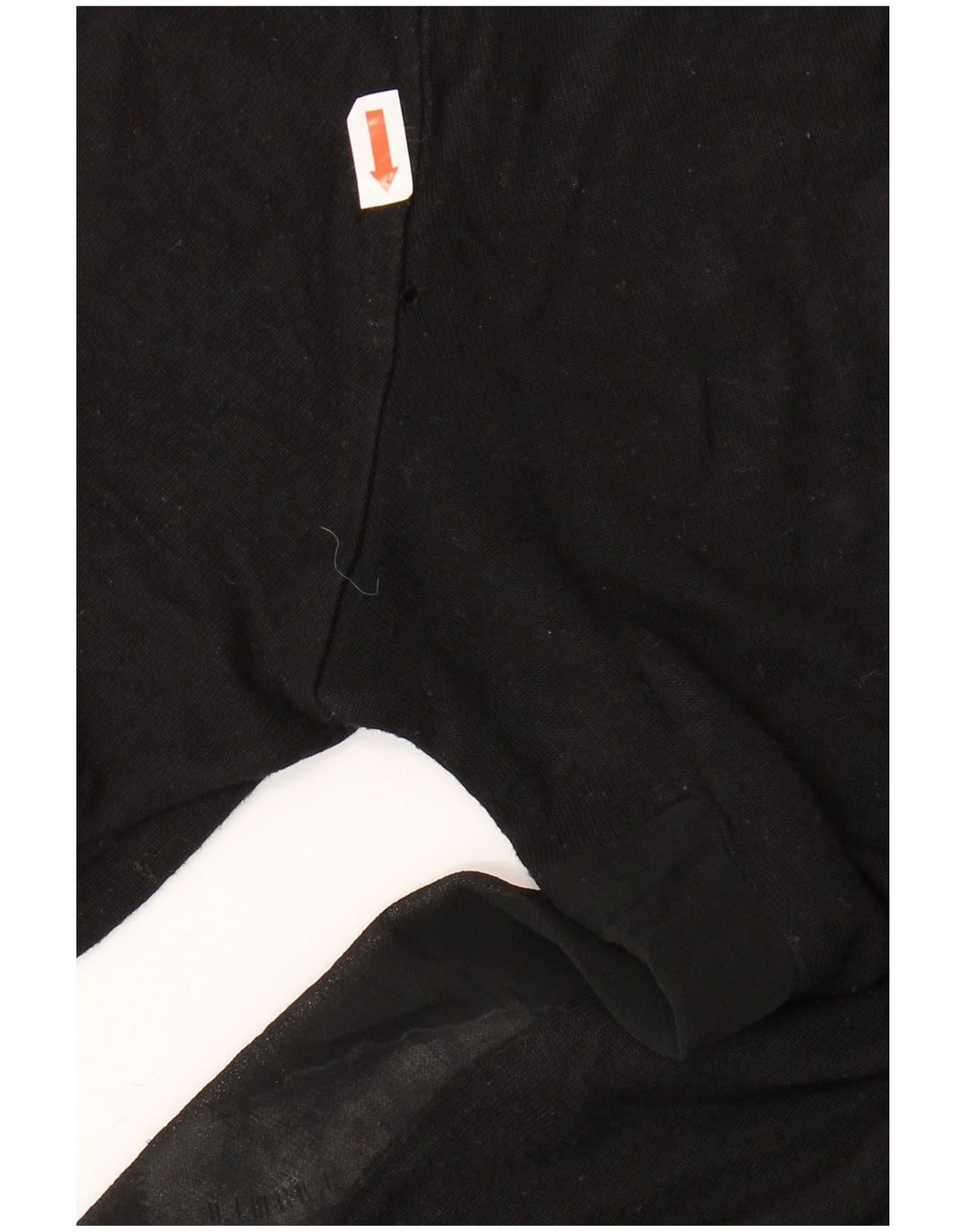 Suéter feminino Zara de manga curta com gola tartaruga Reino Unido 14 médio preto
