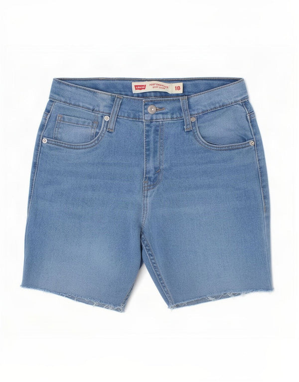 Shorts jeans Levi's Boys 511 Slim Fit 15-16 anos W29 azul algodão