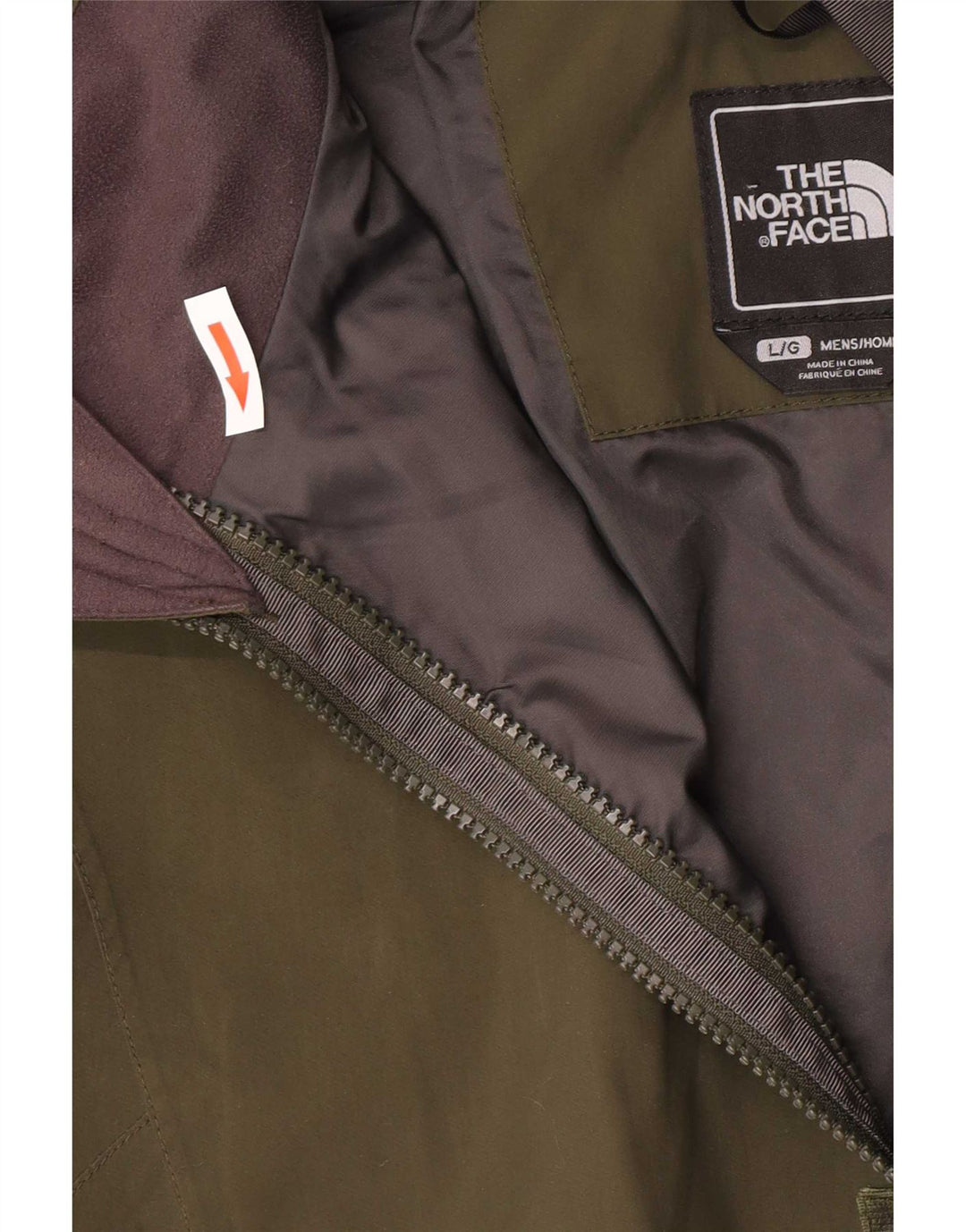 Jaqueta corta-vento masculina The North Face UK 40 grande nylon verde