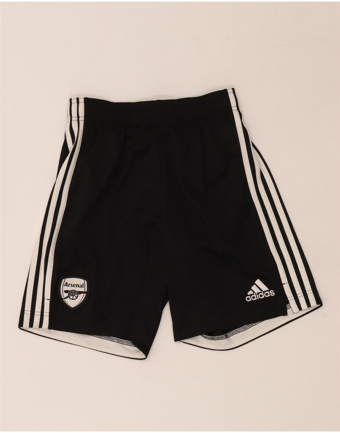 ADIDAS Mens Arsenal Sport Shorts Pequeno Poliéster Preto