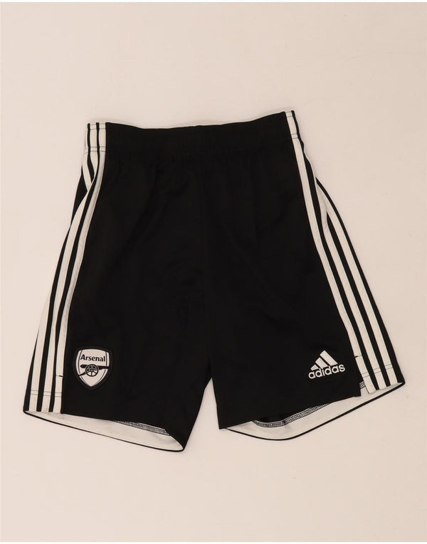 ADIDAS Mens Arsenal Sport Shorts Pequeno Poliéster Preto