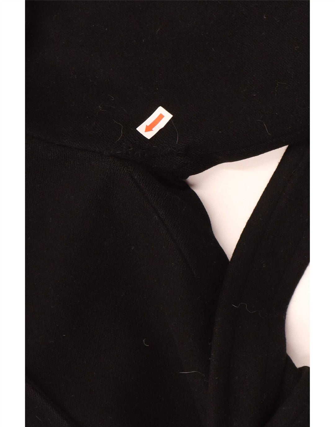 Casaco feminino duplo breasted Lineaemme UK 8 pequeno lã preta