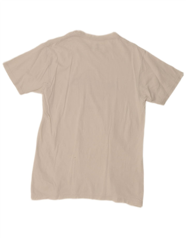 Camiseta masculina Hard Rock Cafe Munique com estampa gráfica de algodão branco médio