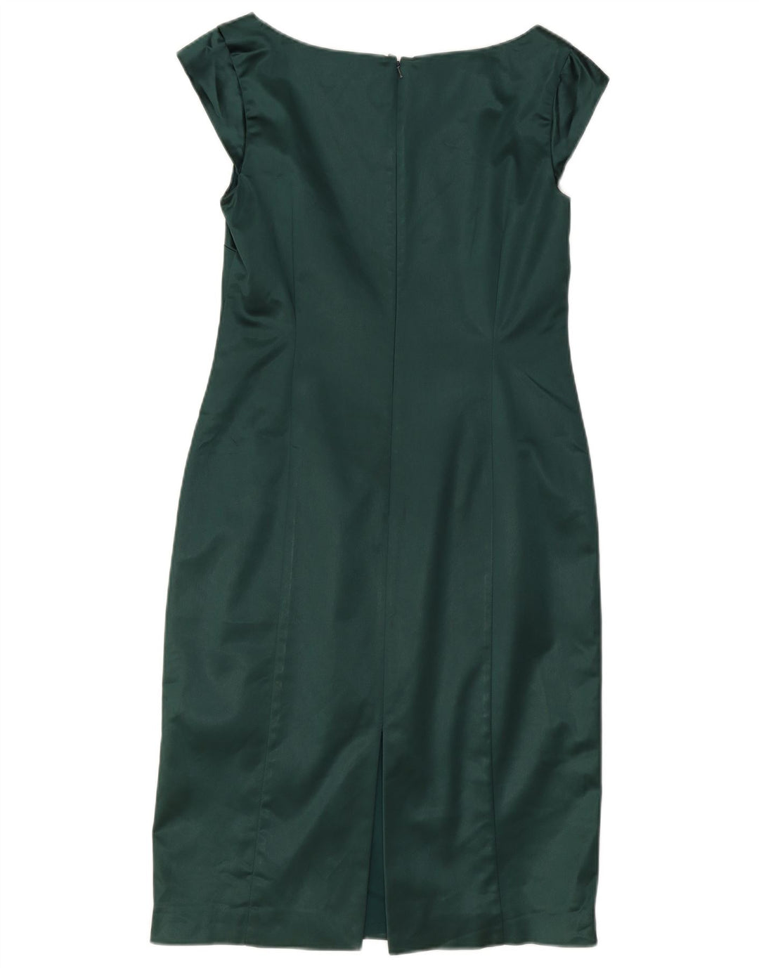 Vestido bainha feminino Coast UK 16 grande acetato verde