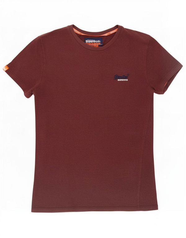Camiseta masculina Superdry Top XS Algodão Borgonha