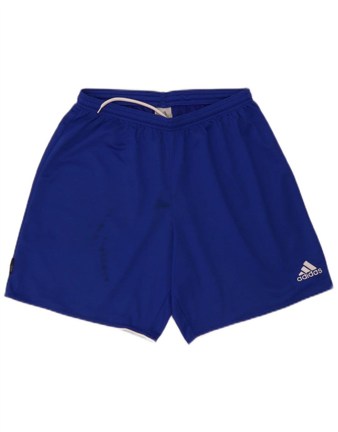 Shorts esportivos masculinos Adidas grande poliéster azul