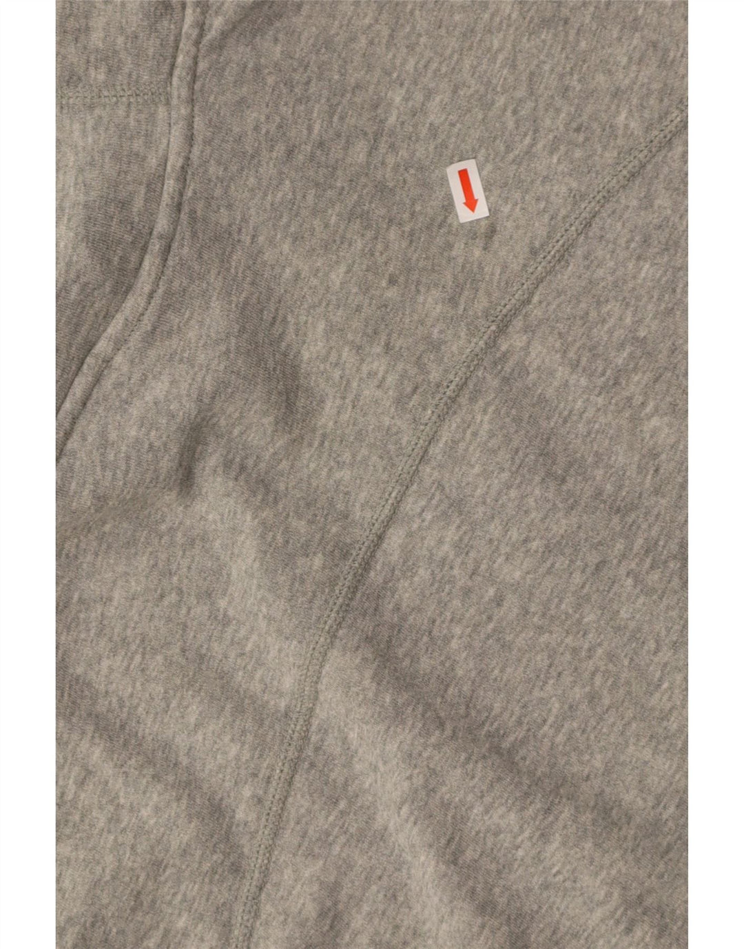 Suéter feminino NIKE com capuz e zíper gráfico oversized UK 10 cinza pequeno