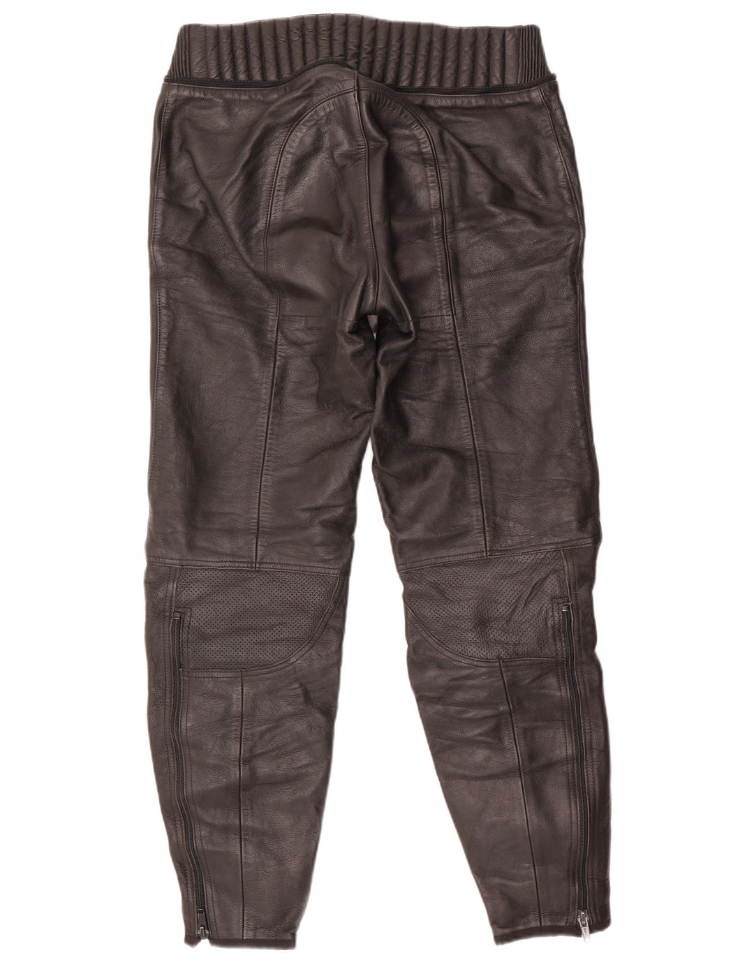 Calça masculina Dainese de couro Moto Racer UE 54 grande W32 L30 preta