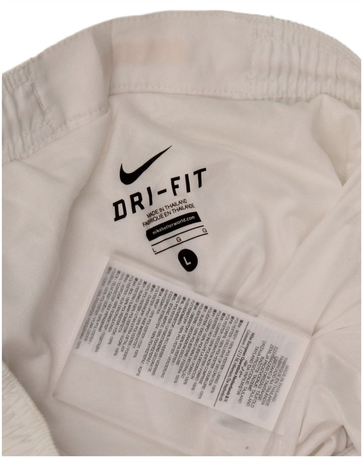 NIKE Masculino Juventus Sport Shorts Grande Poliéster Branco