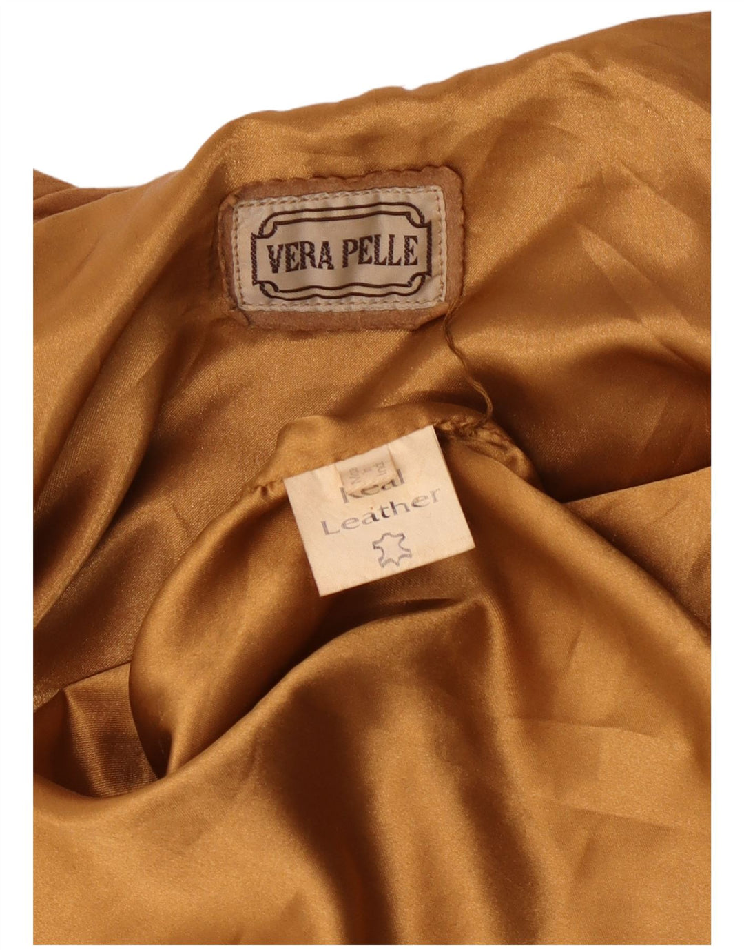 Jaqueta de camurça feminina vintage Reino Unido 14 couro bege grande