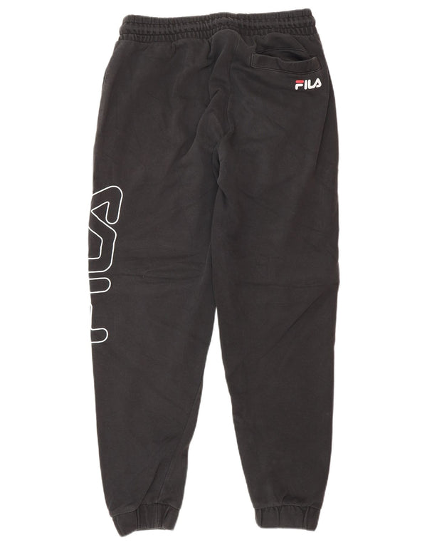Calça feminina FILA Graphic Tracksuit Joggers UK 6 XS Preto