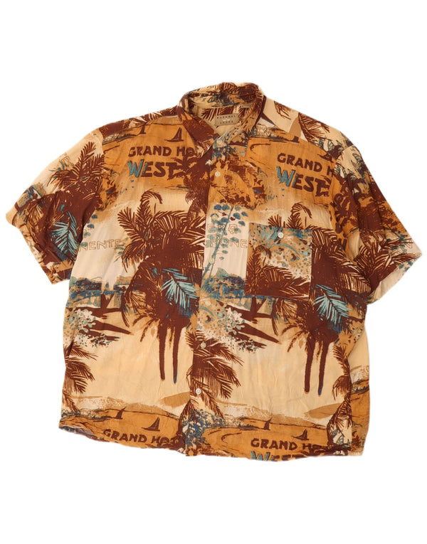 Natural Issue Mens Graphic Short Sleeve Shirt XL Multicoloured Hawaiian