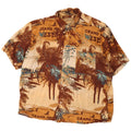 Camisa masculina de manga curta com estampa Natural Issue XL multicolorida havaiana