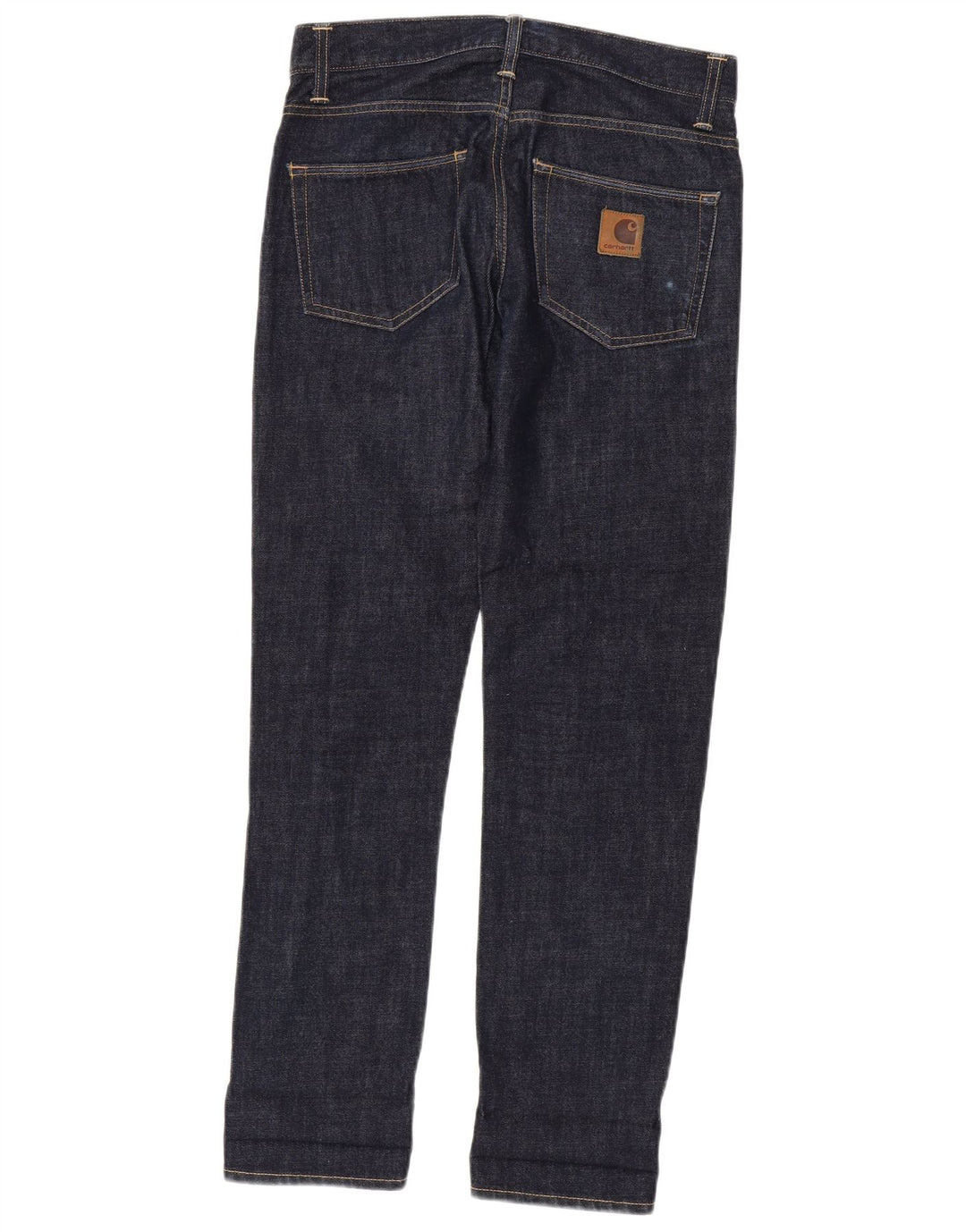 Carhartt Mens Slim Jeans W30 L32 Azul Marinho Algodão