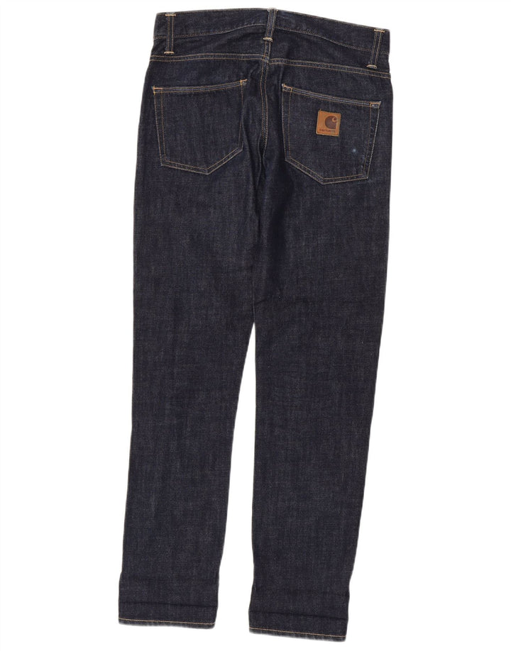 Carhartt Mens Slim Jeans W30 L32 Azul Marinho Algodão