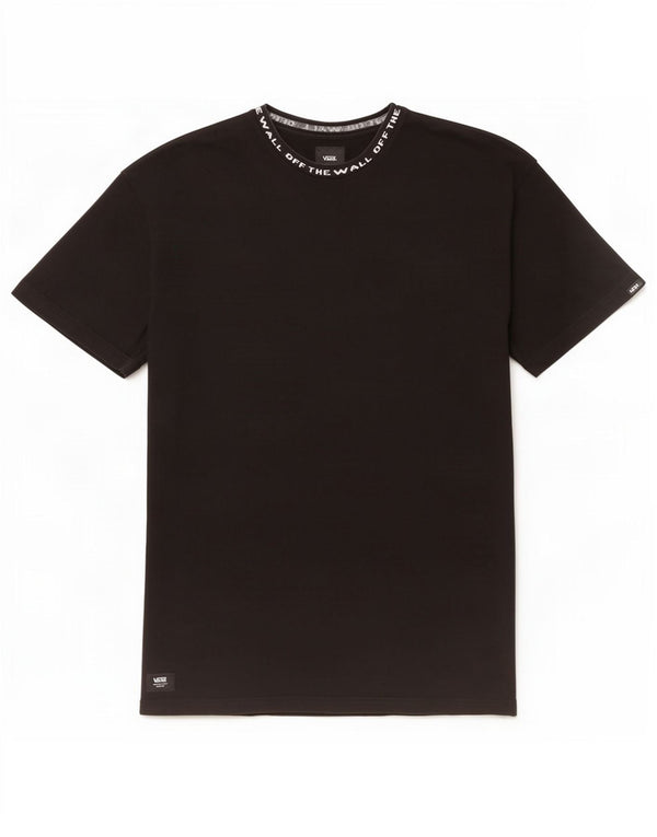 Camiseta Vans masculina gráfica grande algodão preto