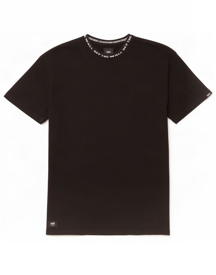 Camiseta Vans masculina gráfica grande algodão preto