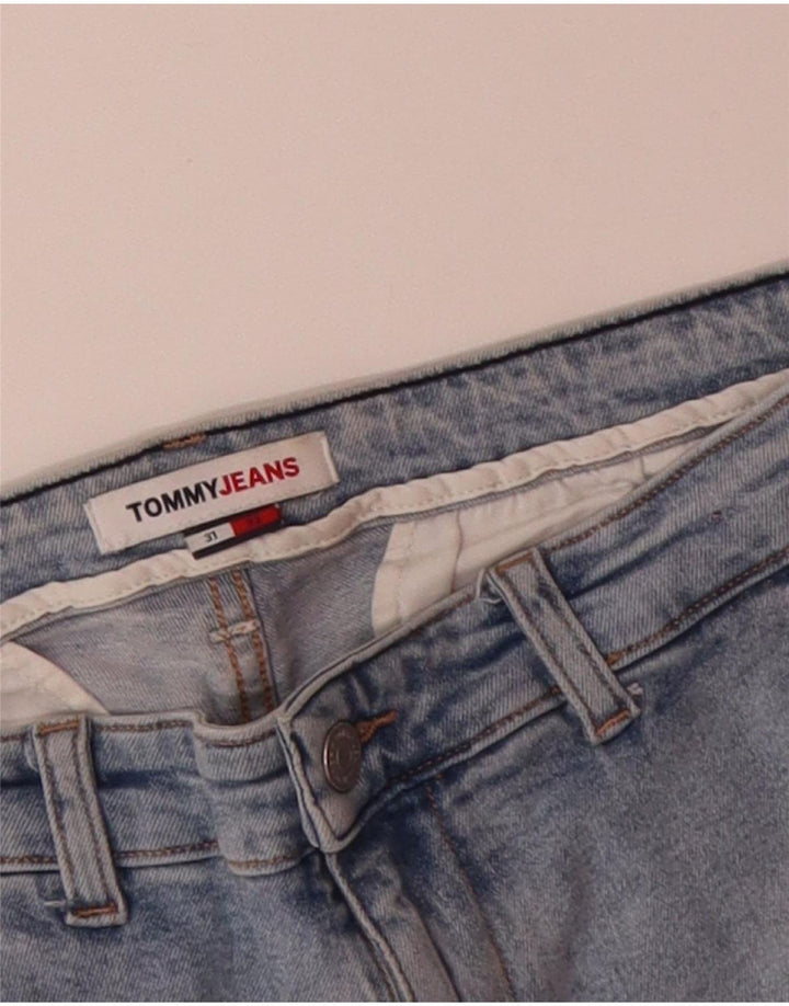 TOMMY HILFIGER Masculino Slim Jeans W31 L32 Azul Algodão