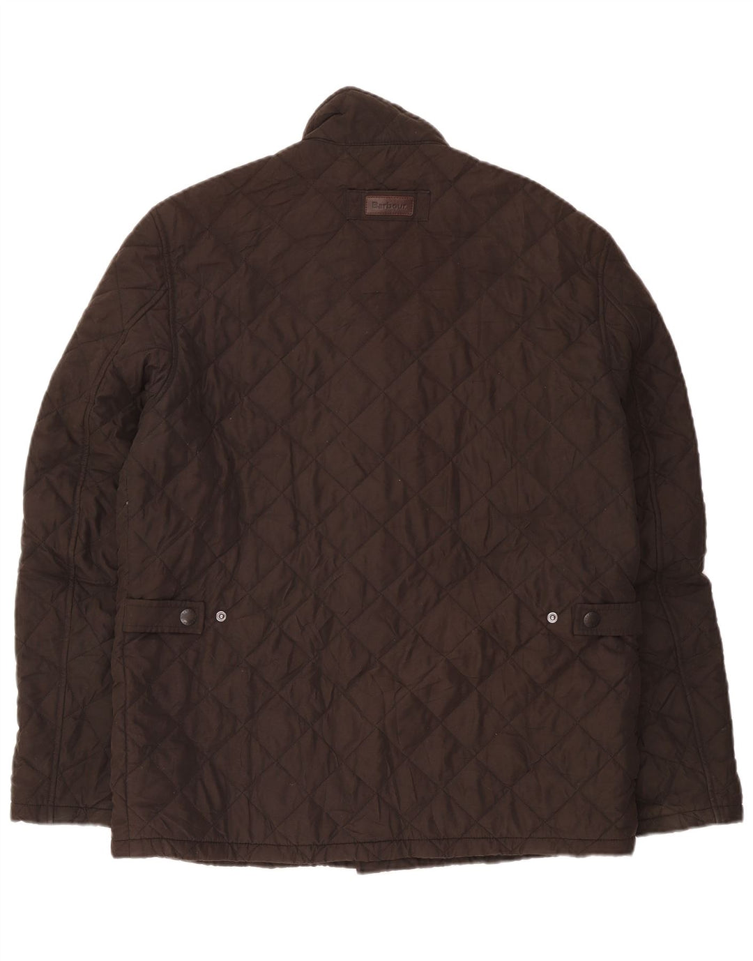 Jaqueta acolchoada masculina Barbour UK 40 grande marrom