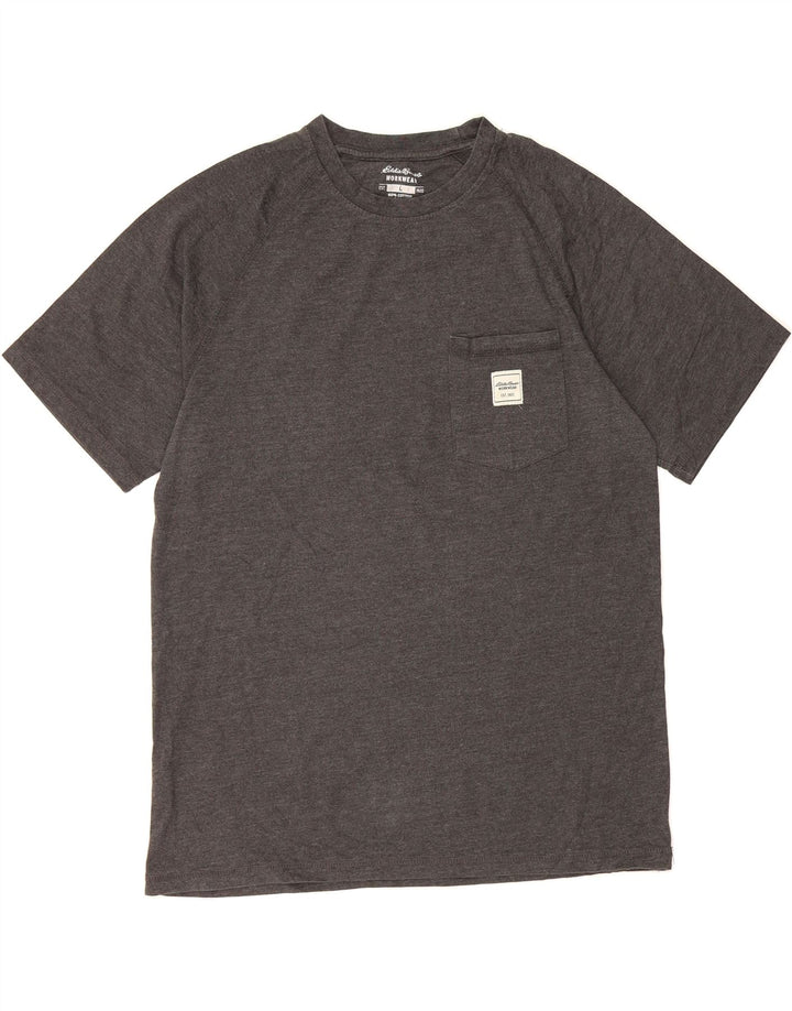 EDDIE BAUER Mens T-Shirt Top Large Grey Cotton Vintage Eddie Bauer and Second-Hand Eddie Bauer from Messina Hembry 