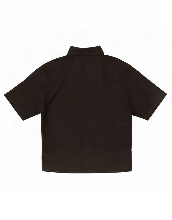 Camisa feminina de manga curta Benetton IT 42 médio preto