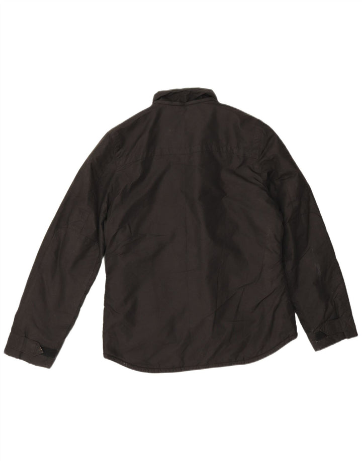 Jaqueta corta-vento feminina Levi's Oversized UK 10 pequena poliéster preta