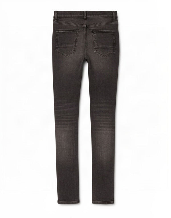 Calça jeans skinny feminina Zara EU 42 grande W32 L33 algodão preto