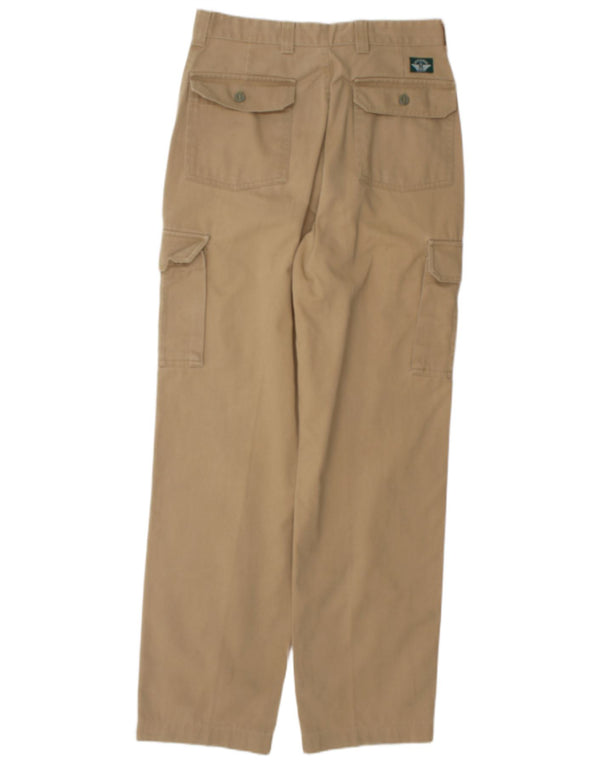 Dockers Mens Straight Cargo Trousers  W31 L34 Beige Cotton