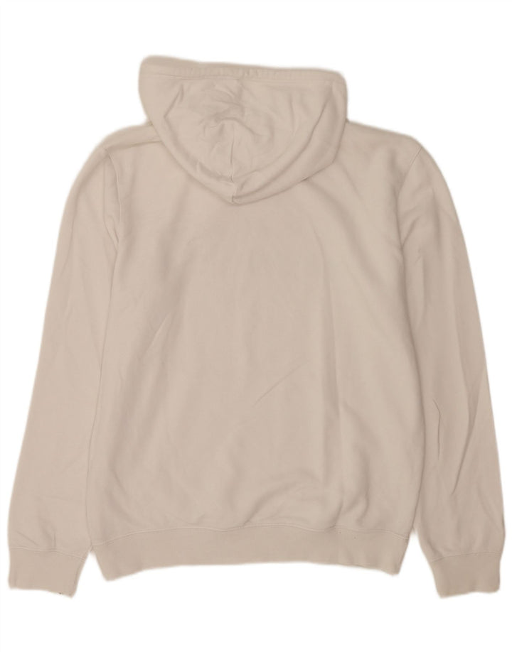 Jumper com capuz gráfico masculino Champion grande branco