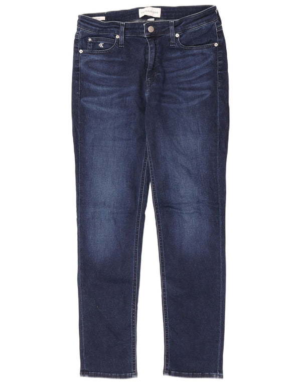Calvin Klein Jeans Slim Feminino W31 L30 Azul Algodão