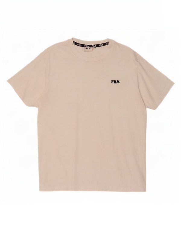 Fila Womens T-Shirt Top UK 6 XS White