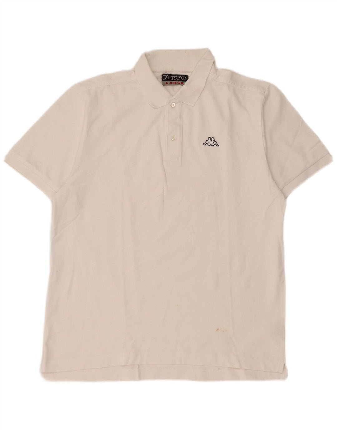 Camisa polo masculina Kappa grande algodão branco
