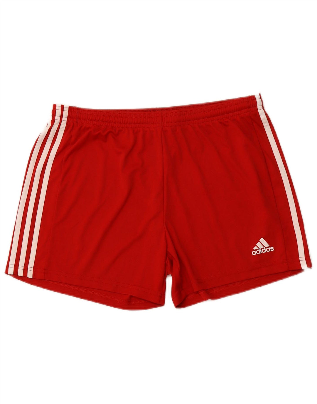 ADIDAS Womens Aeroready Sport Shorts UK 16/18 Grande Poliéster Vermelho