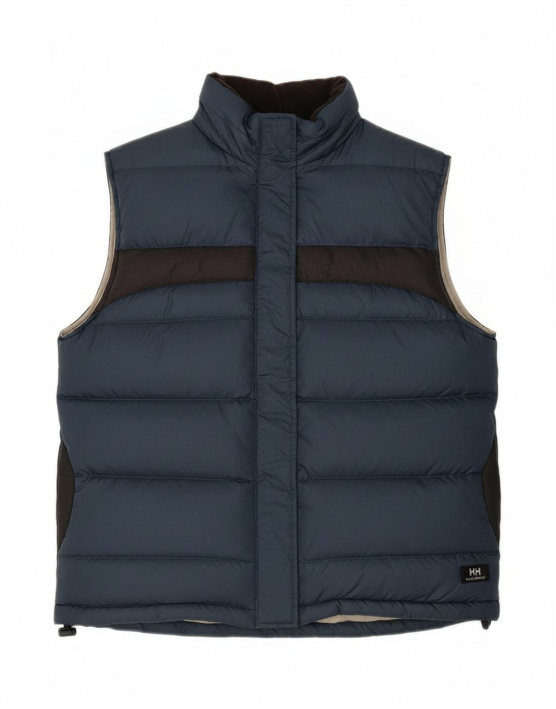Colete acolchoado feminino HELLY HANSEN UK 14 bloco colorido azul marinho médio
