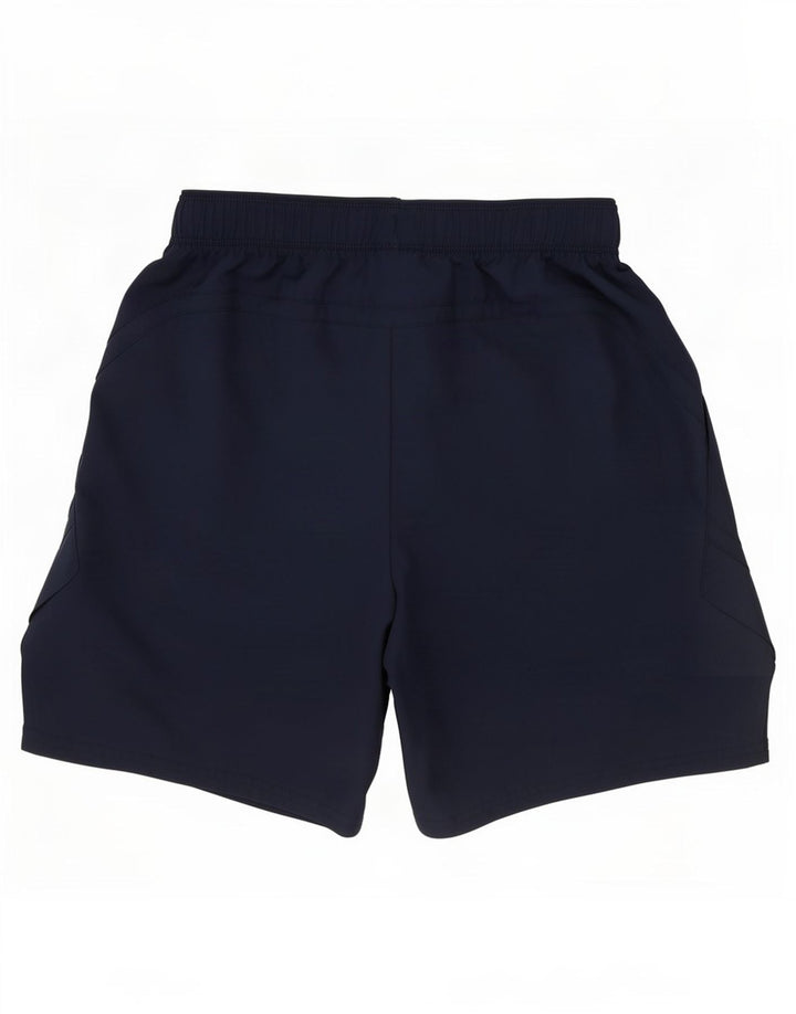 Shorts esportivos masculinos Nike Dri Fit pequenos poliéster azul marinho