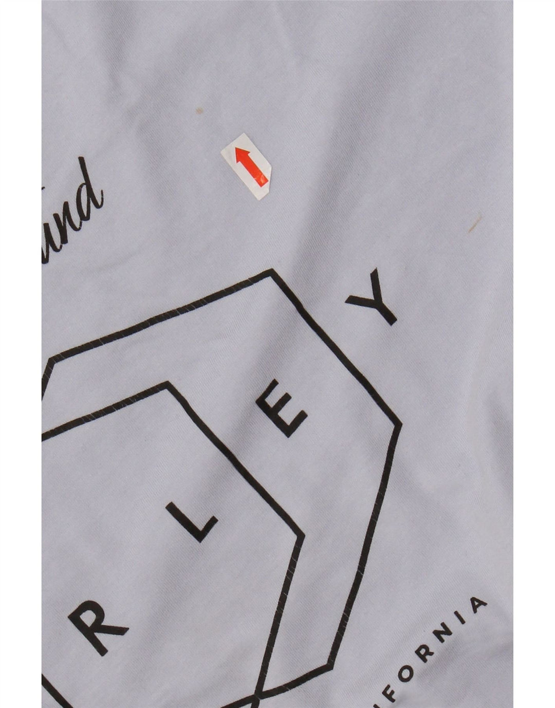 HURLEY Camiseta masculina gráfica Top médio algodão azul