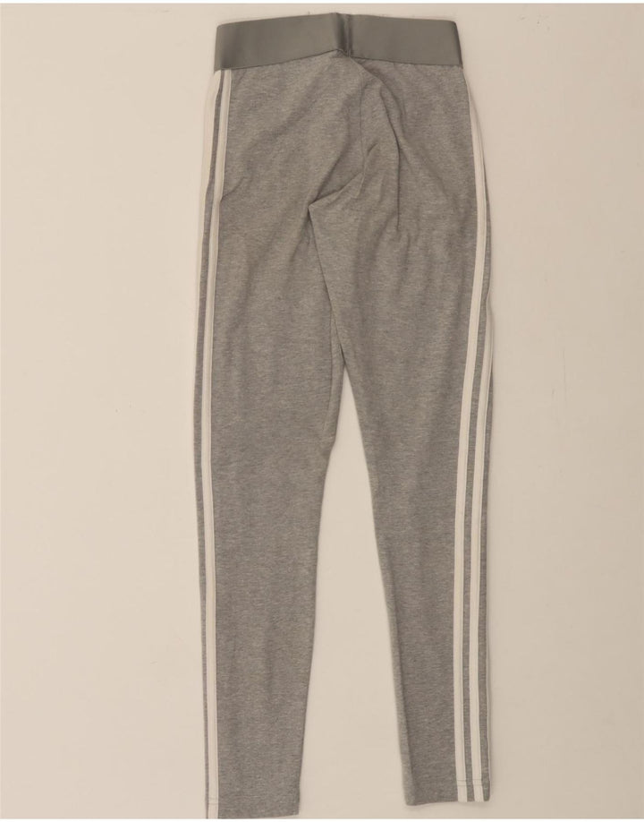 ADIDAS Womens Leggings UK 4/6 XS  Grey Vintage Adidas and Second-Hand Adidas from Messina Hembry 