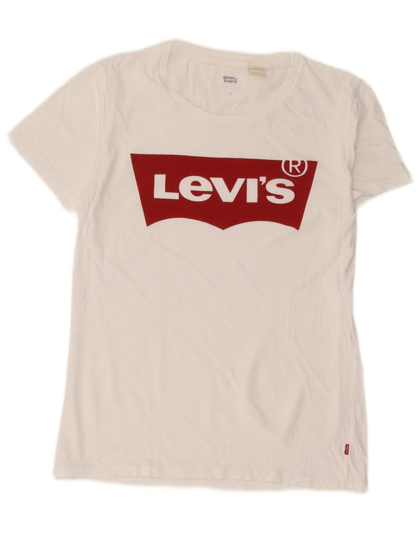 Camiseta feminina Levi's Graphic UK 6 XS Branco