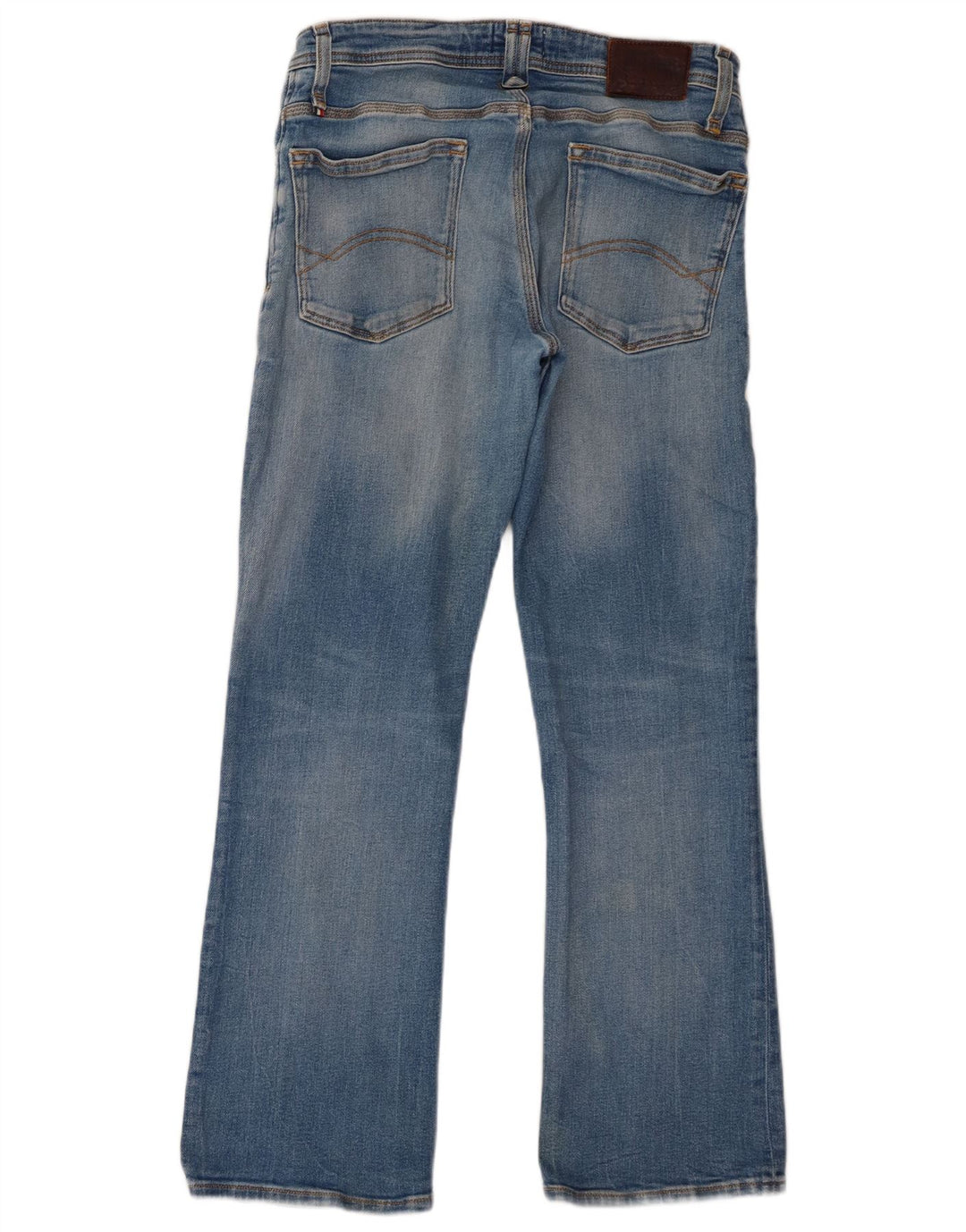 Tommy Hilfiger Masculino Bootcut Jeans W32 L30 Azul Algodão