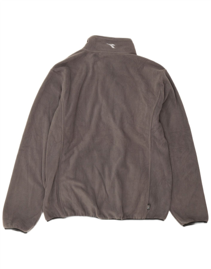 Jaqueta de lã masculina Diadora UK 46 3XL poliéster cinza