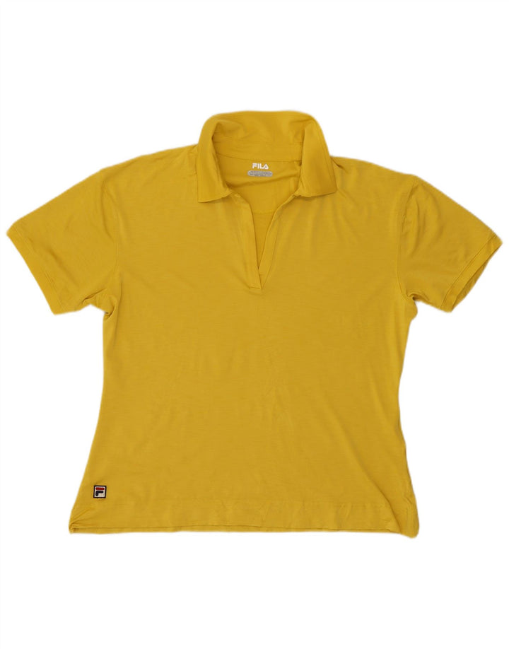 Polo Mulher Fila UK 18 XL Amarelo Poliéster
