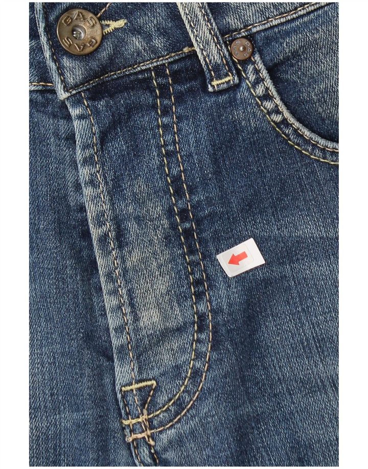 Shorts jeans masculino Gas W31 algodão azul médio