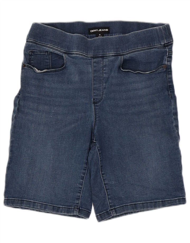 Shorts jeans feminino DKNY médio W30 algodão azul