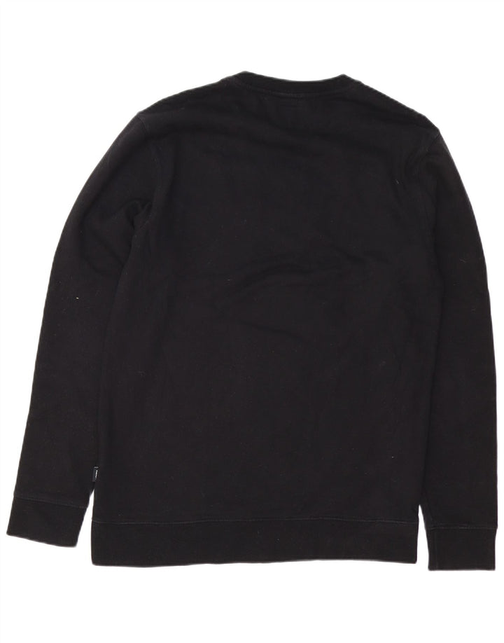 Vans Mens Graphic Moletom Jumper Médio Algodão Preto