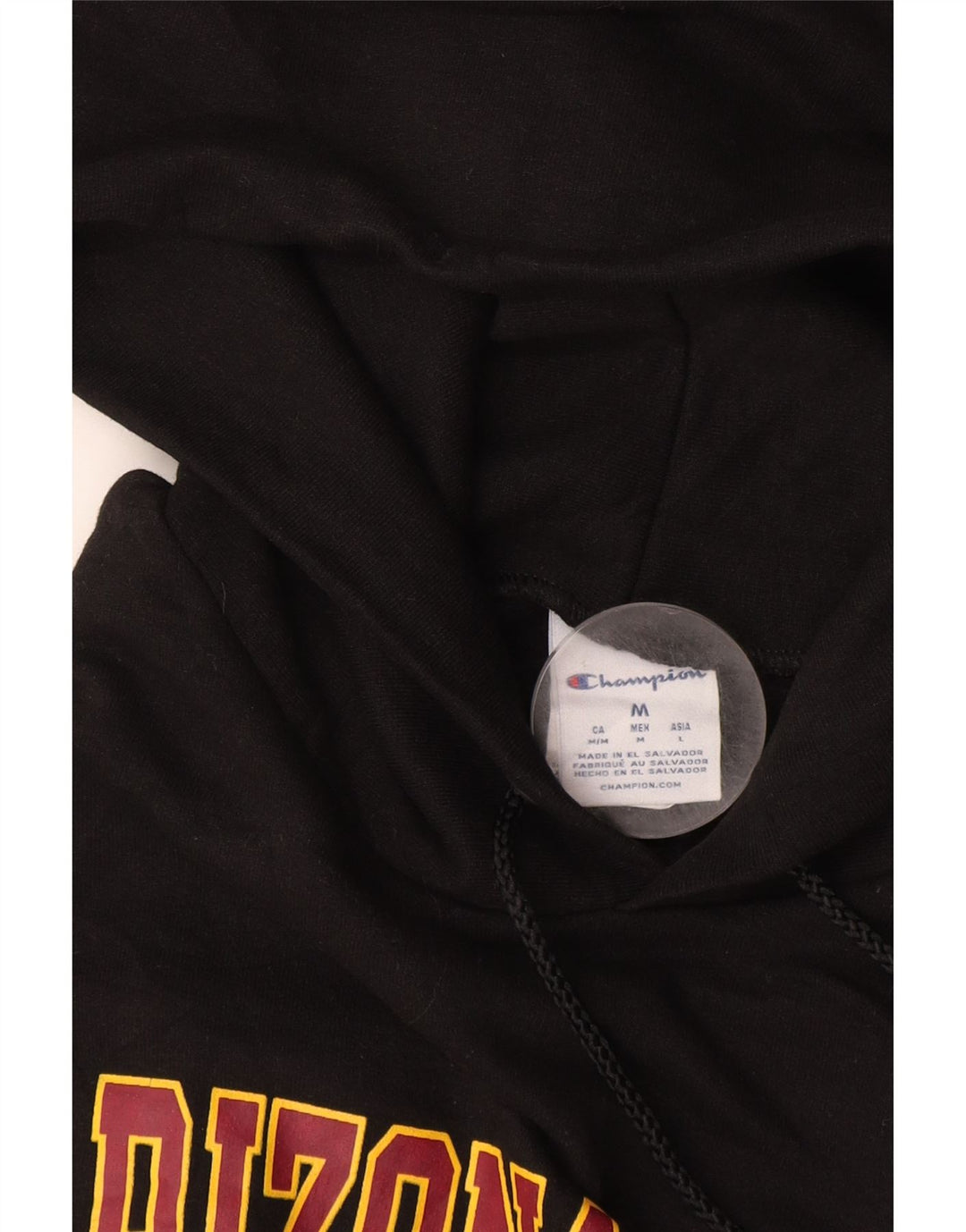 Champion masculino Arizona State Sun Devils moletom com capuz gráfico médio preto