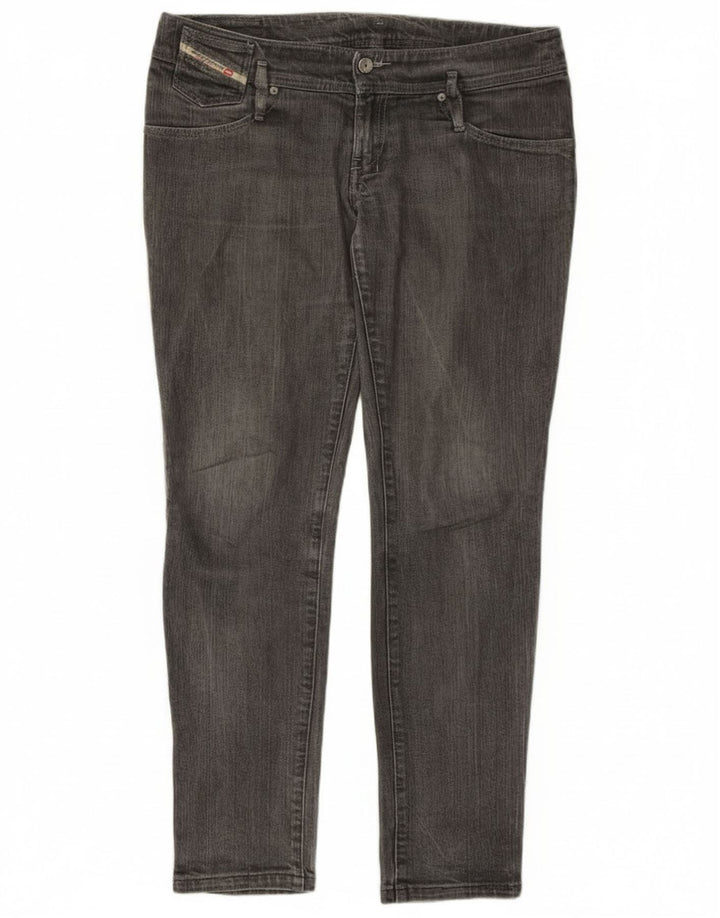 Jeans skinny feminino Diesel W32 L30 algodão cinza