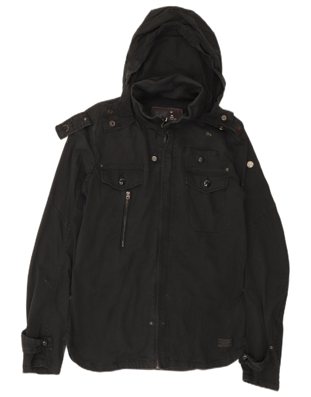 G-Star feminino UK 14 algodão preto médio