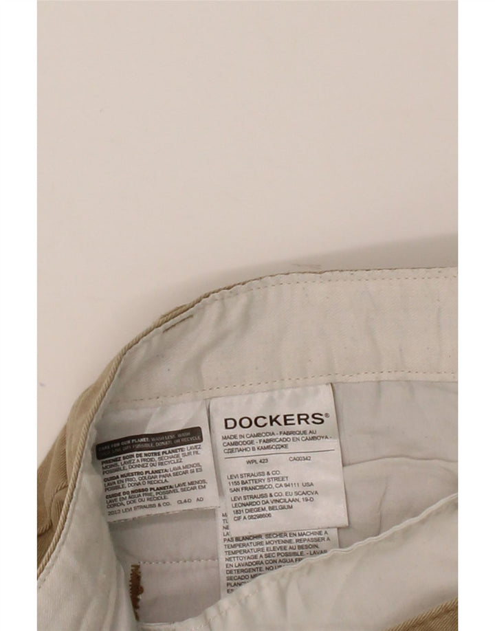 DOCKERS Mens Chino Shorts W36 Large Beige Cotton Vintage Dockers and Second-Hand Dockers from Messina Hembry 