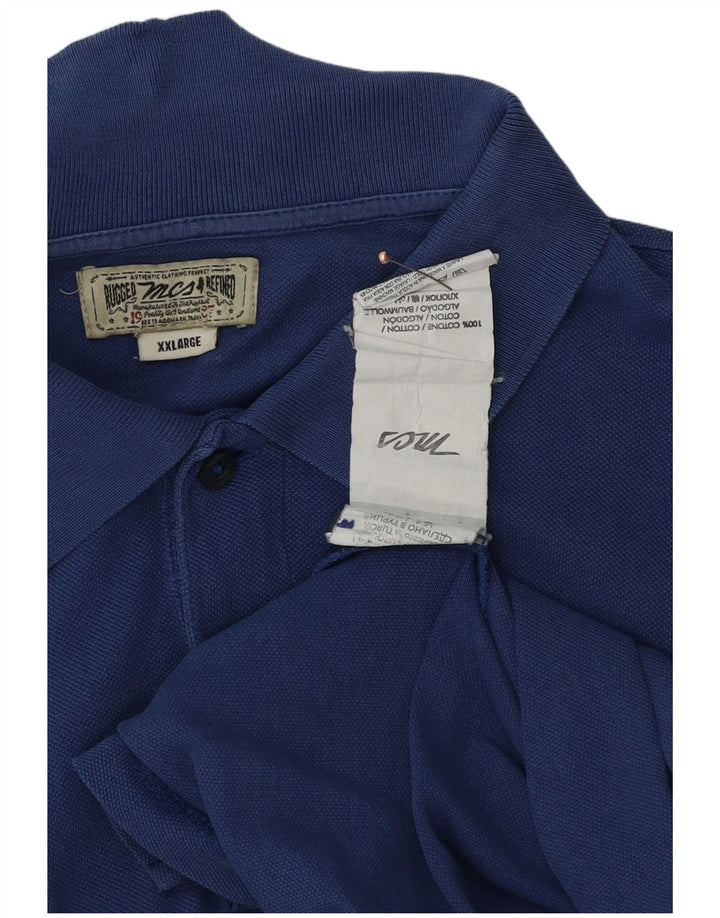 Camisa polo masculina Marlboro Classics 2XL algodão azul